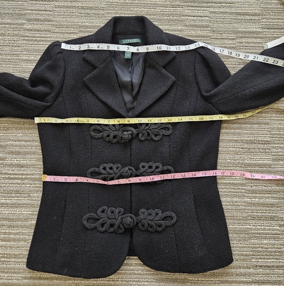LAUREN RL Black Embroidered Blazer - Picture 11 of 14